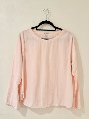 Solumbra Blush Pink UPF Sun Protective Long Sleeve Top Size S